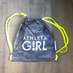 NEW ATHLETA CAMO/ NEON GREEN  PACK PACK GIRLS 15LX13W.